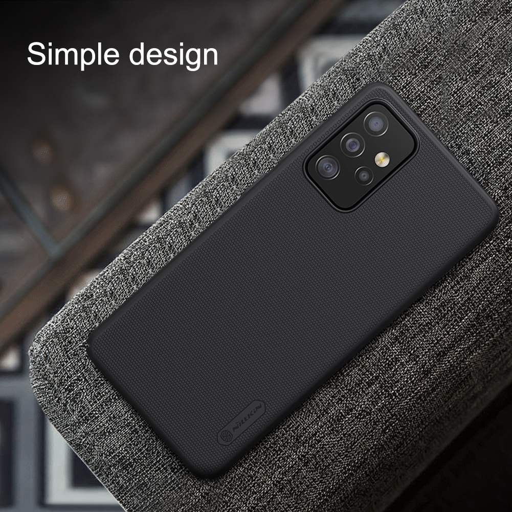 Nillkin Shield Shield Shield Case Cellulare Borsa Matte Finisce Copertina Per PC Dura Per Samsung Galaxy A52 4G/5G / A52s 5G - Nero