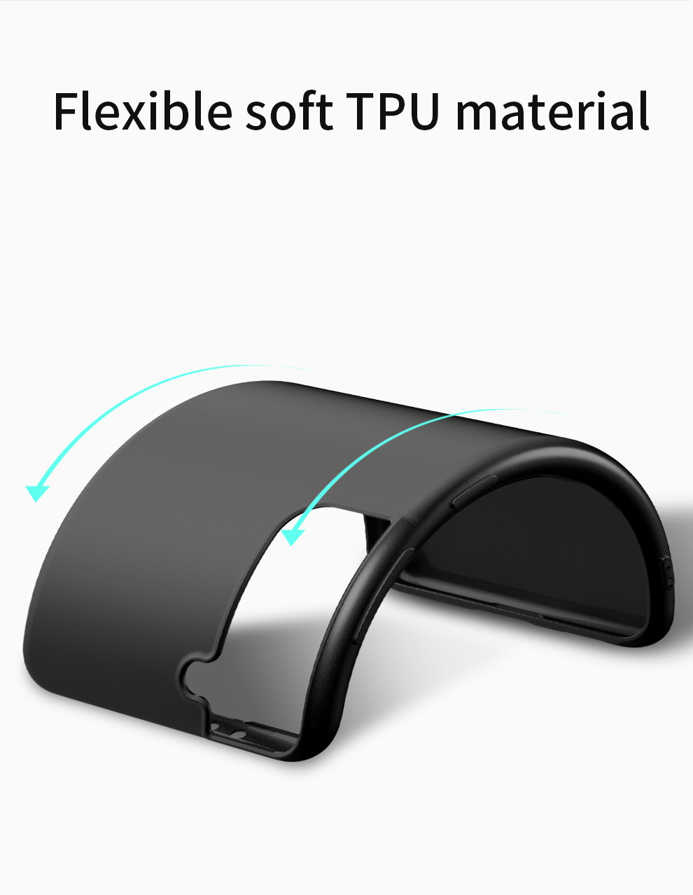 Couverture de Téléphone TPU Givrée de Qualité x Pour Samsung Galaxy S21 + 5G - le Noir