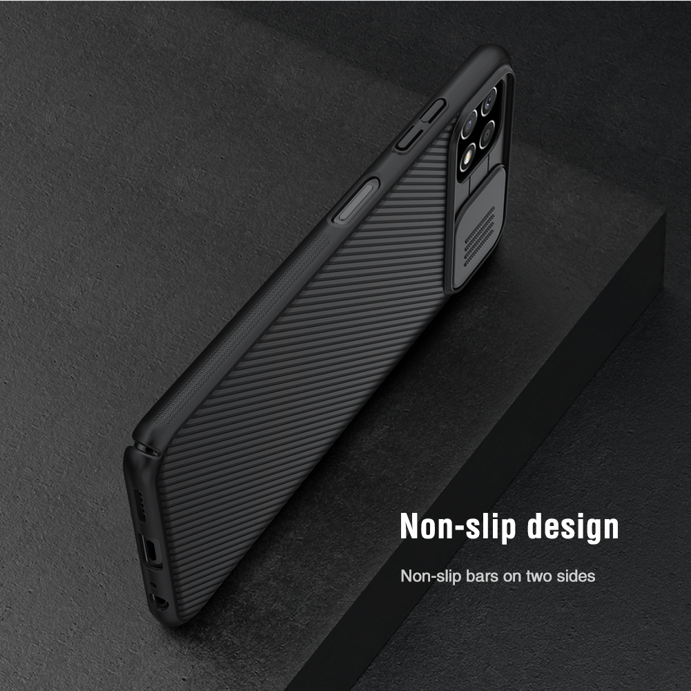 Nillkin Camshield Funda Telefónica Para Samsung Galaxy A22 5G (versión De La UE) / F42 5G, Shell De Teléfono De PC Duro Con Cubierta De Cámara De Diapositiva