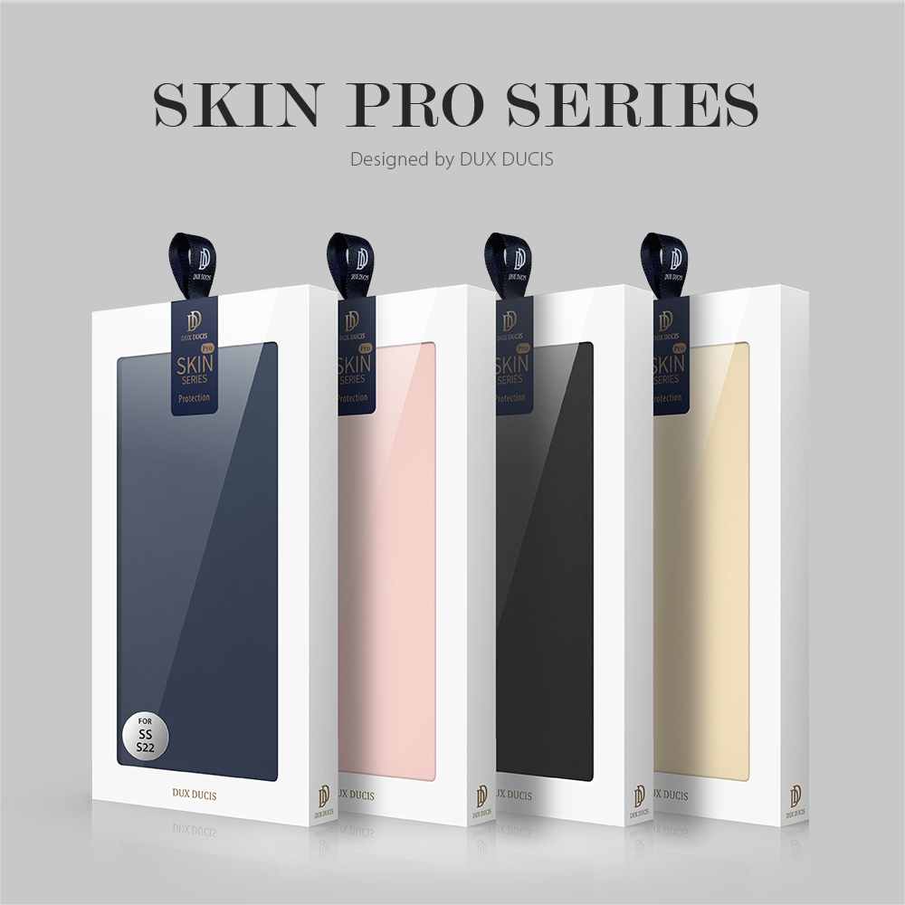 Dux Ducis Skin Pro Series Для Samsung Galaxy S22 5G PU - Черный