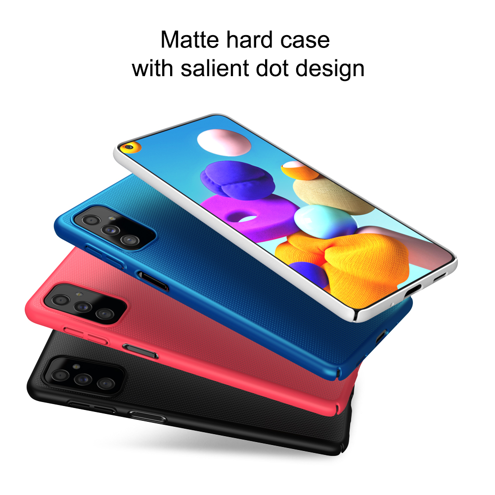 Nillkin Shield Series Series Matte Surface Hard PC Защитный Корпус Для Samsung Galaxy M52 5G - Черный