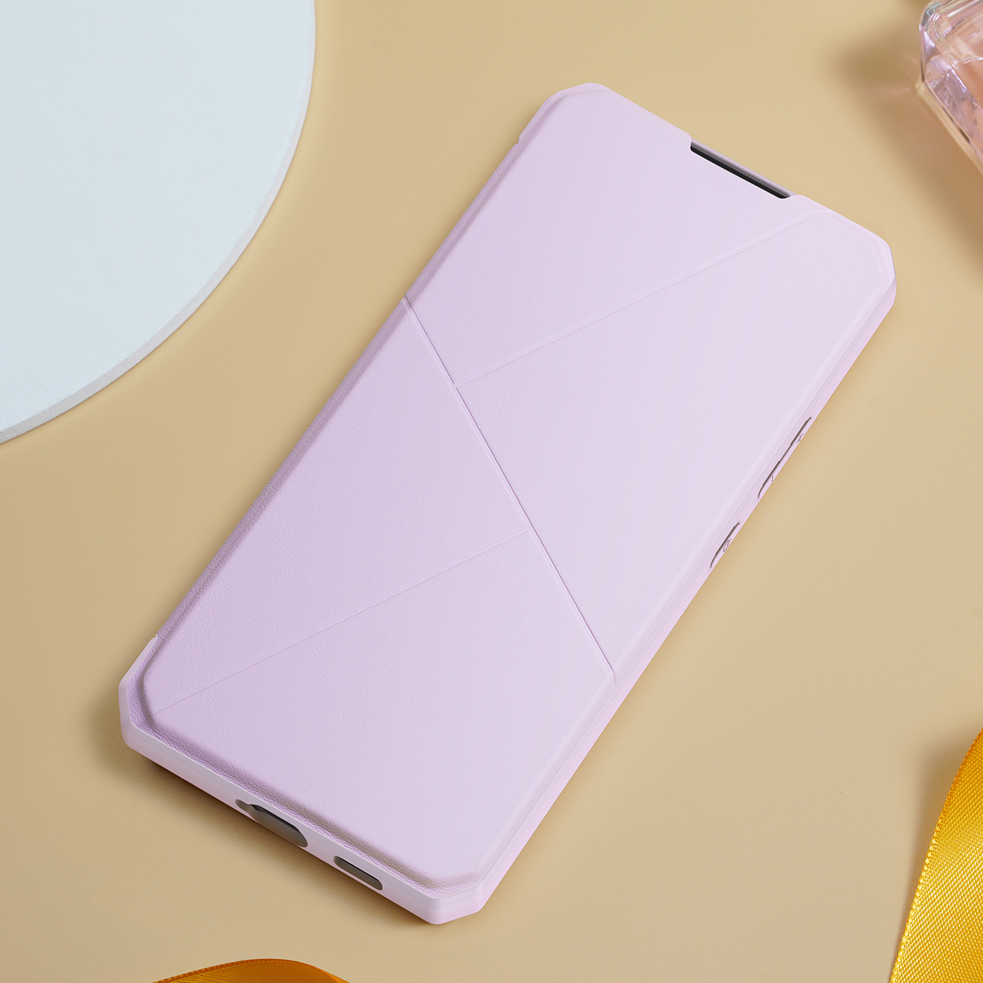 DUX DUCIS Skin X Series Auto Closing Magnet PU Leather Mobile Phone Case Stand Drop-proof Anti-scratch Case with Card Holder for Samsung Galaxy A53 5G - Pink-18