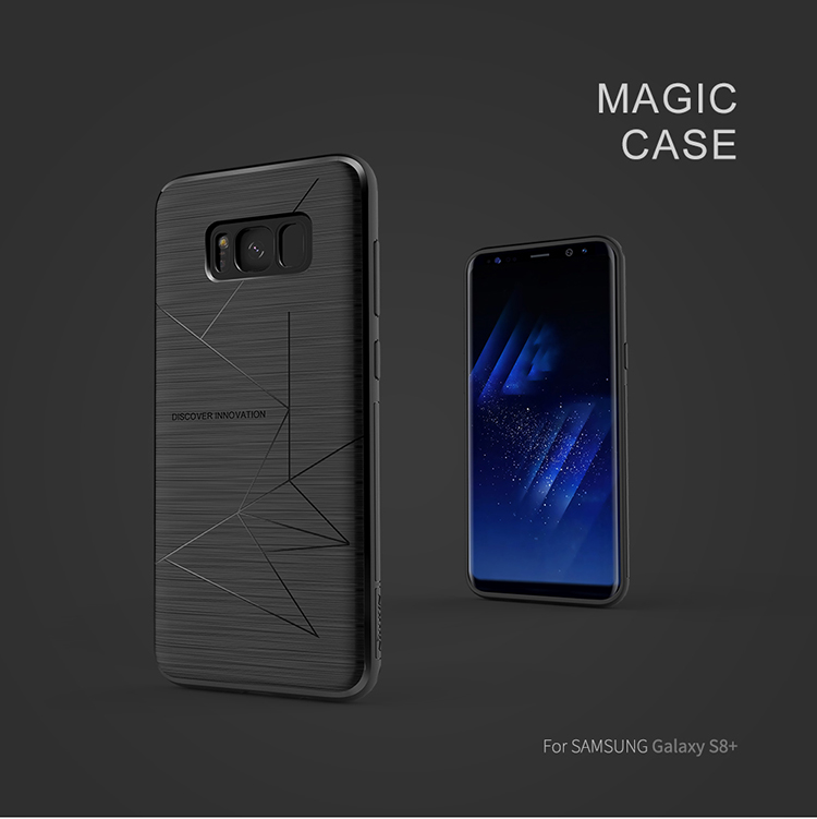 Nillkin Magic Case Para Samsung Galaxy S8+ SM-G955 Soft TPU Receptor de Carregamento Sem Fio TPU Back Case