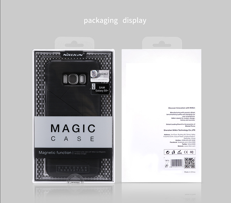 Nillkin Magic Case Für Samsung Galaxy S8+ SM-G955 Soft TPU Wireless Ladem Receiver TPU Back Fall