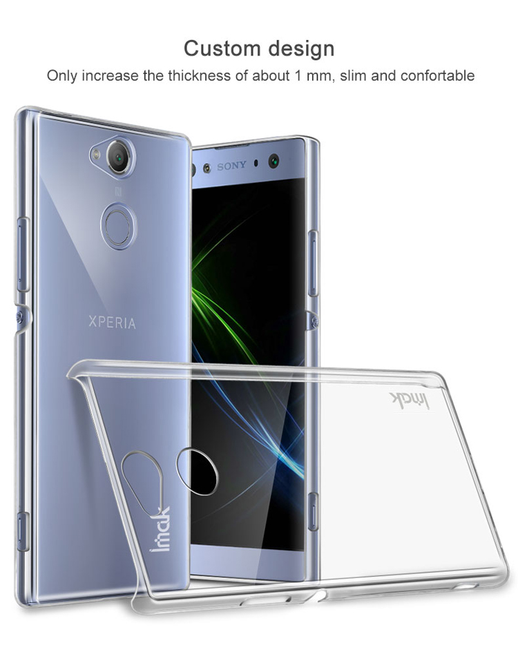 Imak Crystal Case II Scratch-resistenter Hartschalengehäuse Für Sony Xperia XA2