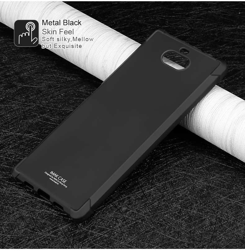 IMAK Anti-drop Tpu-cover + Explosionssicherer Screenfilm Für Sony Xperia 10 Plus - Transparent