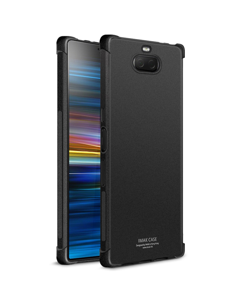 IMAK Anti-drop Tpu-cover + Explosionssicherer Screenfilm Für Sony Xperia 10 Plus - Transparent