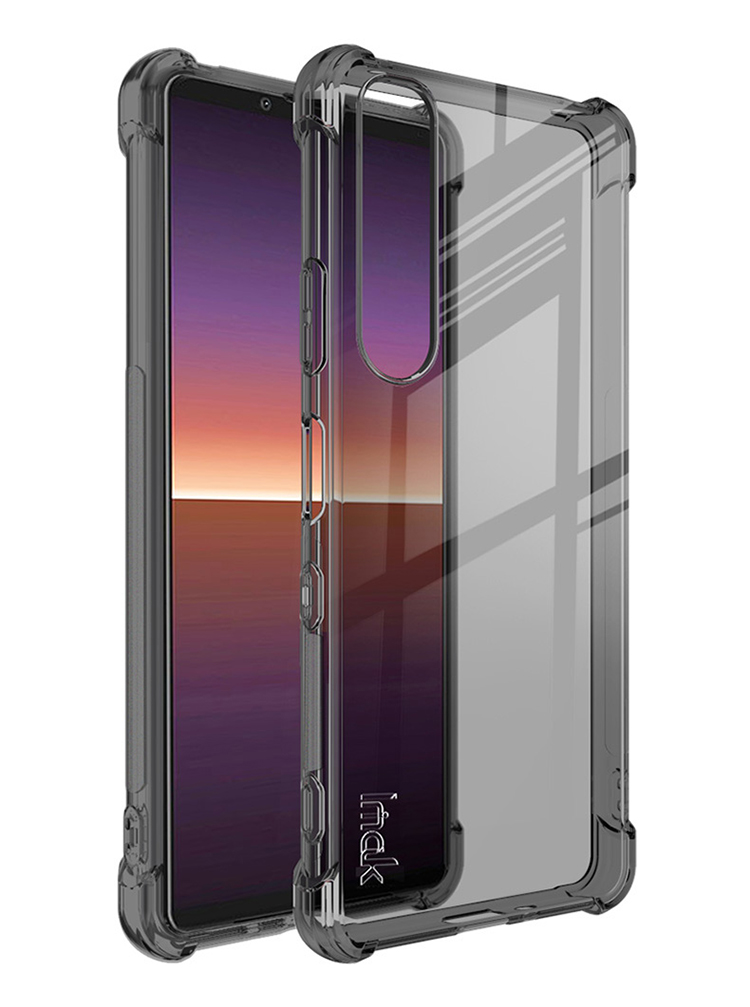 IMAK Well-Protected TPU Soft Case + Ultra Clear Screen Protector for Sony Xperia 1 III - Transparent-10