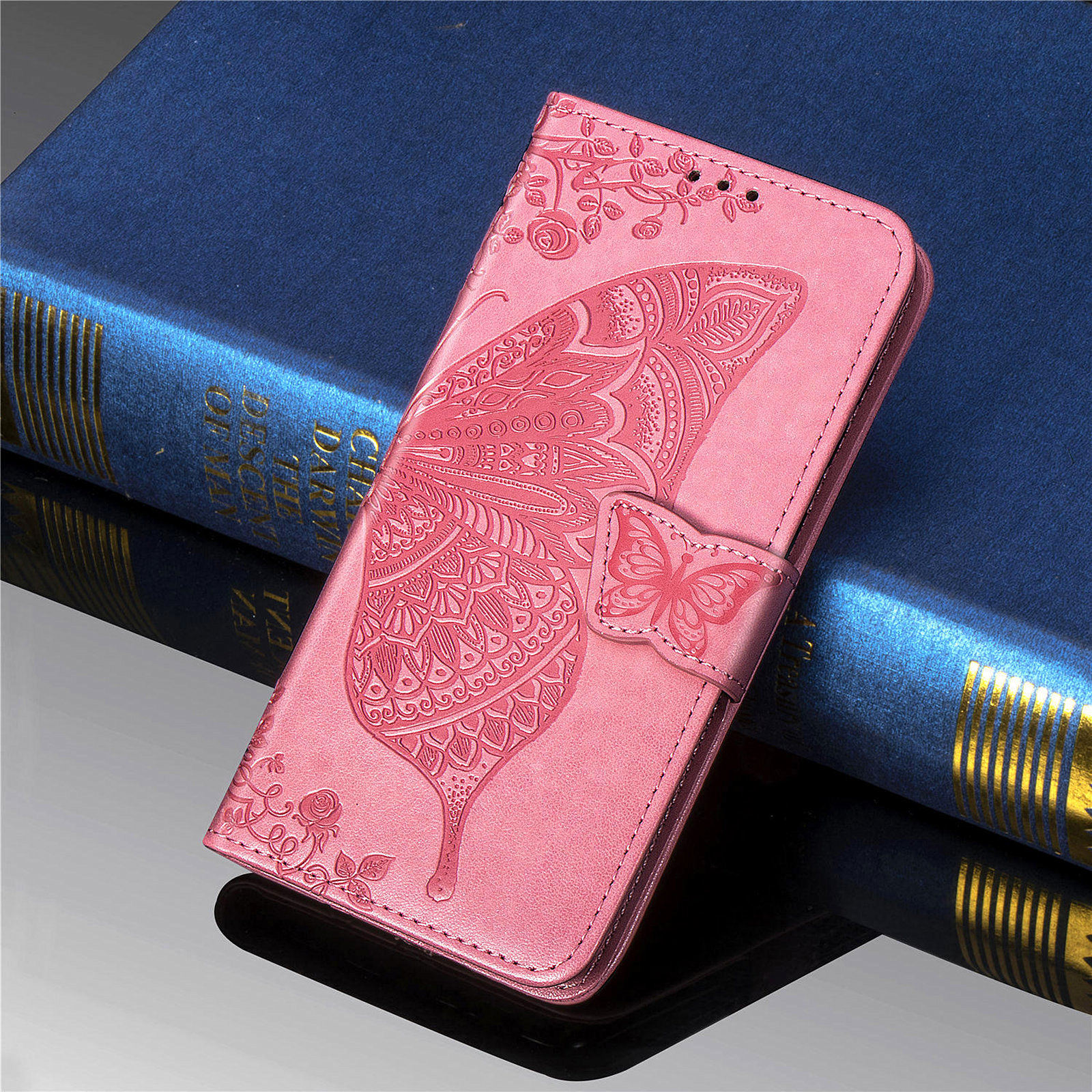 Big Butterfly Impresso Cheel Cheel Phone Case Para Sony Xperia 10 III 5G - Cinza