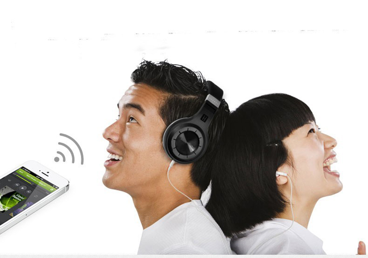 Bluedio HT Turbine Turbine 57mm Conductor Bluetooth 4.1 Auriculares Sobreoríperos Con Micrófono Entrada / Salida - Blanco