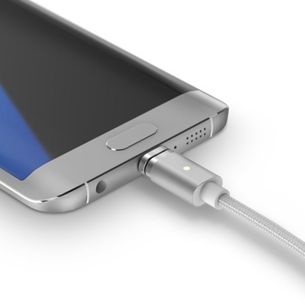 WSKEN Metal Mini 2 Magnetic Sync Charge Nylon Micro USB Cable for Samsung/LG/Sony-11