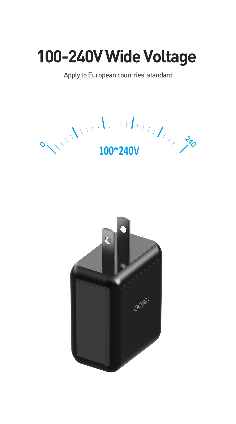 MCDODO Smart Series RCH-62 Reliqo TC-061 PD Quick Charge Set Wall Charger+Cable Black - US Plug-10