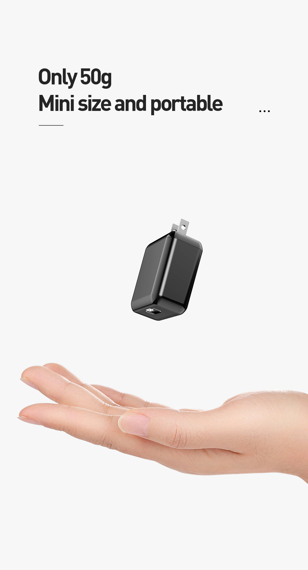 MCDODO Smart Series RCH-62 Reliqo TC-061 PD Quick Charge Set Wall Charger+Cable Black - US Plug-9
