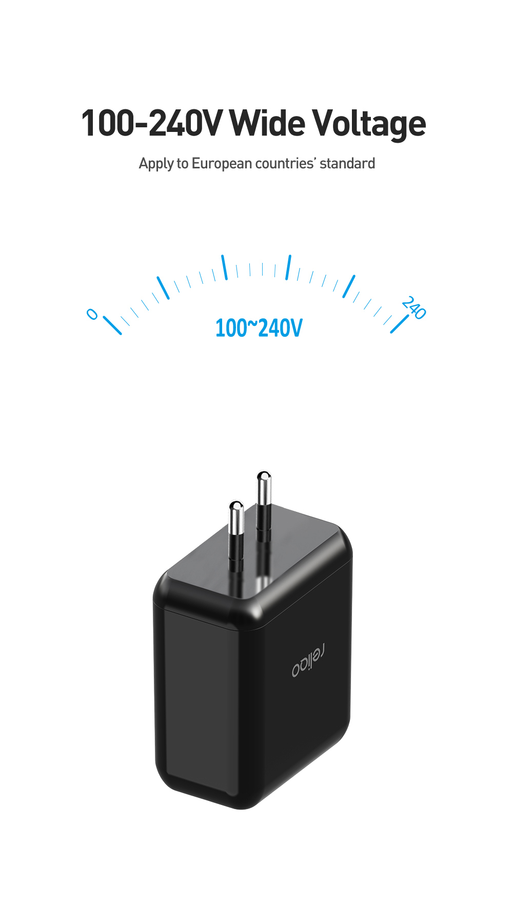 MCDODO Smart Series RCH-62 Reliqo TC-061 PD Quick Charge Set Wall Charger+Cable Black - EU Plug-10