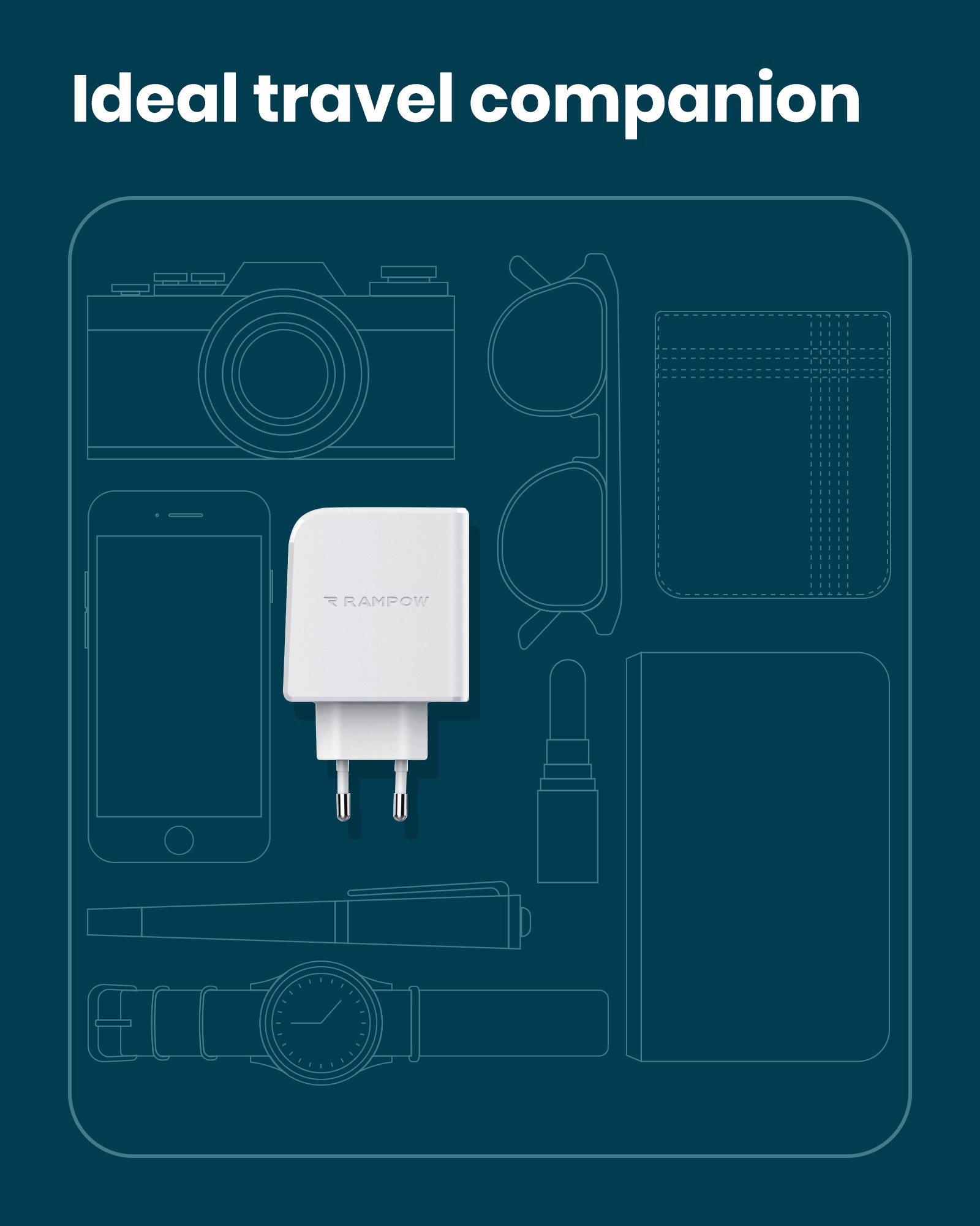 RAMPOW 36W Dual-Port-Typ-C-Wand-Ladegerät Mit 30W Leistungsabgabe 3.0 Schnellladenetzteil - Weiß, EU-Stecker-10
