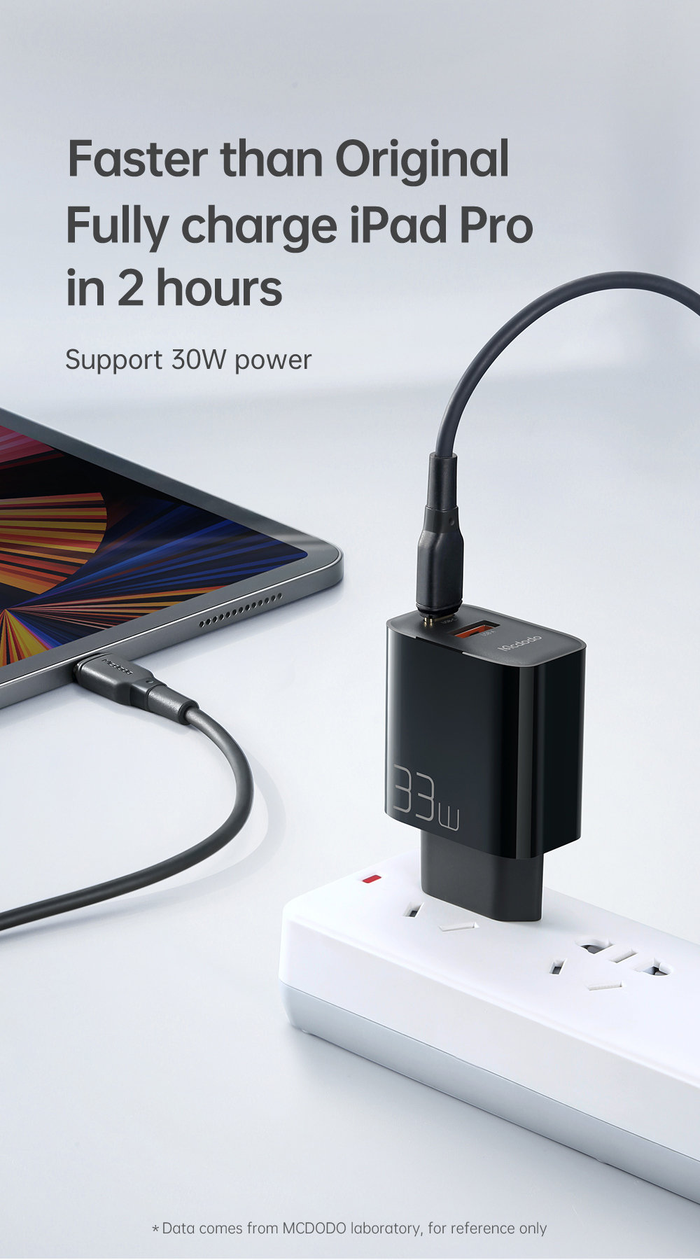 MCDODO CH-0911 MDD PD33W USB-A + Type-C Dual Output Fast Charger Cell Phone Charger - EU Plug-6