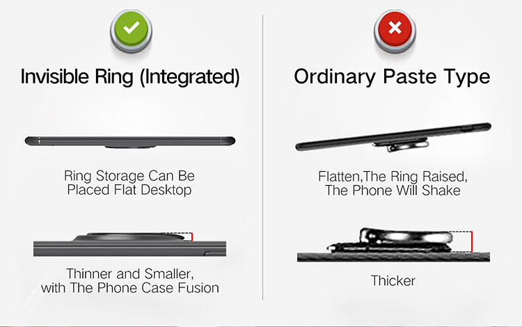 Custodia Per il Back-stada Del Kickstand di Dito Per Huawei Mate 10 Pro (foglio di Metallo Incorporato) - Nero + Grigio