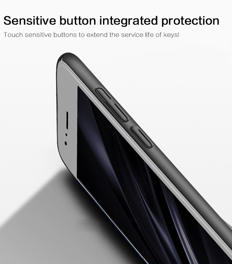 Mofi Shield Frosted Ultra-dünner Kunststoff-mobilfunkgehäuse Für Huawei Honor 9 Lite / Ehre 9 Youth Edition - Schwarz