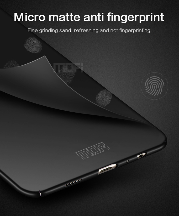 Mofi Shield Frosted Ultra-dünner Kunststoff-mobilfunkgehäuse Für Huawei Honor 9 Lite / Ehre 9 Youth Edition - Schwarz