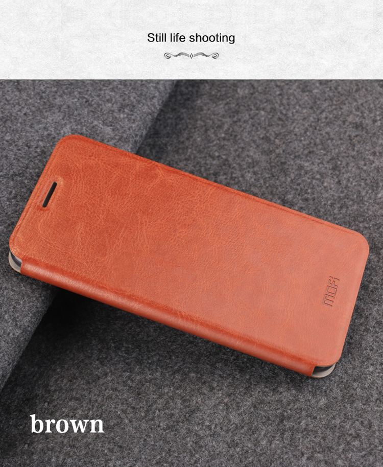 MOFI Rui Series Leather Stand Shell Per Huawei P20 Pro - Rosa