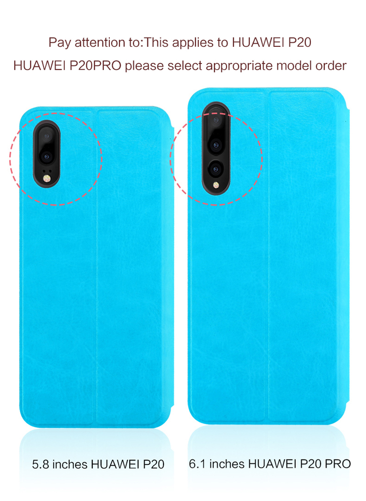 Coque en Cuir de la Série Mofi Rui Pour Huawei P20 Pro - Rose