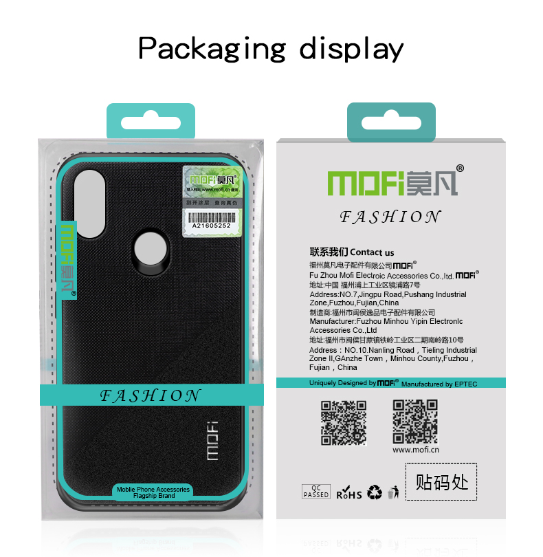 MOFI Bright Shield Series Slim TPU + PC + Tissu Coup de Combo Pour Huawei Honor Play - or