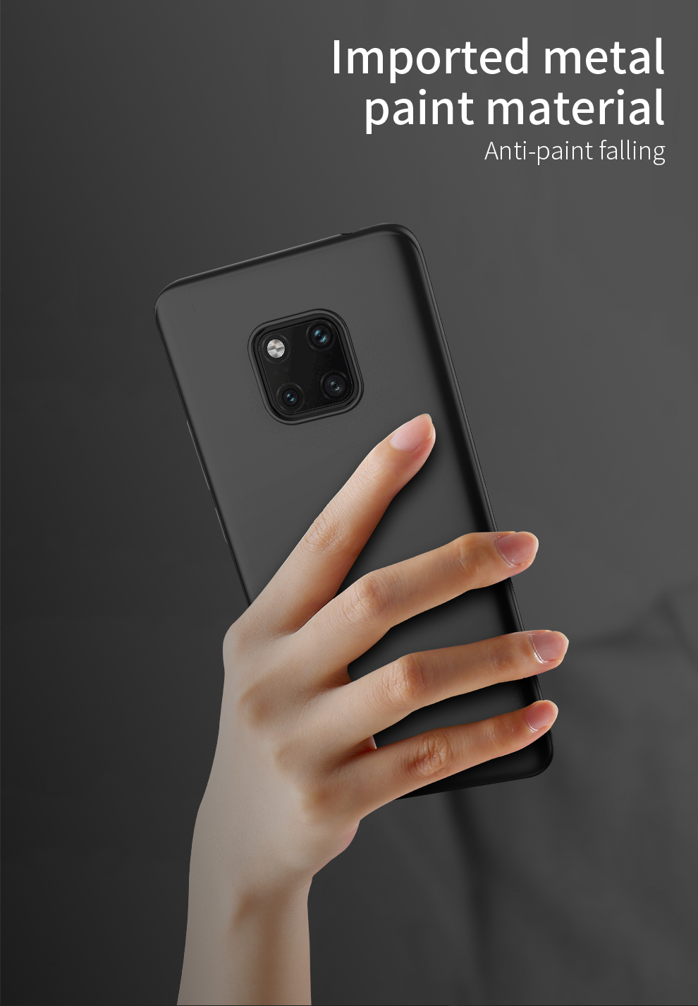 Copertina Mobile Matte TPU Series Matte TPU Per Huawei Mate 20 Pro - Oro