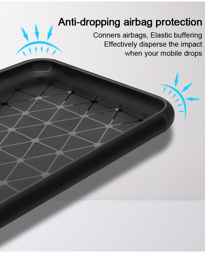 Case de Airbag de la Serie Imak Vega TPU Fell Para Teléfono Móvil Para Huawei Mate 20 - Negro