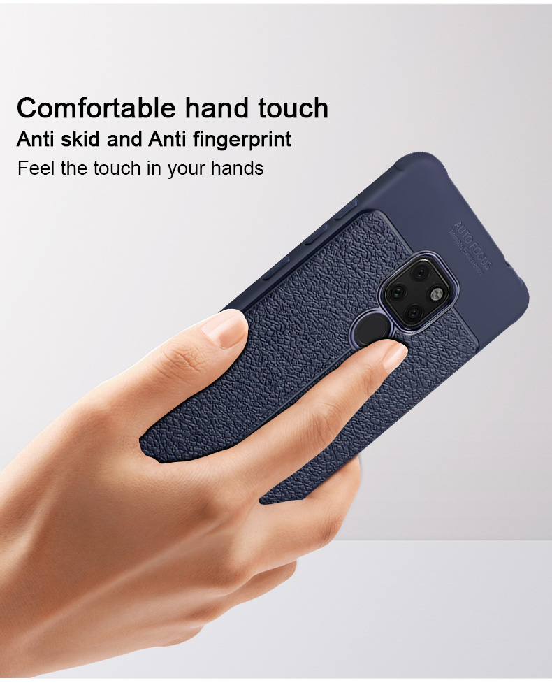 IMAK Vega Series Airbag Case TPU Mobiltelefon Shell Für Huawei Mate 20 - Schwarz