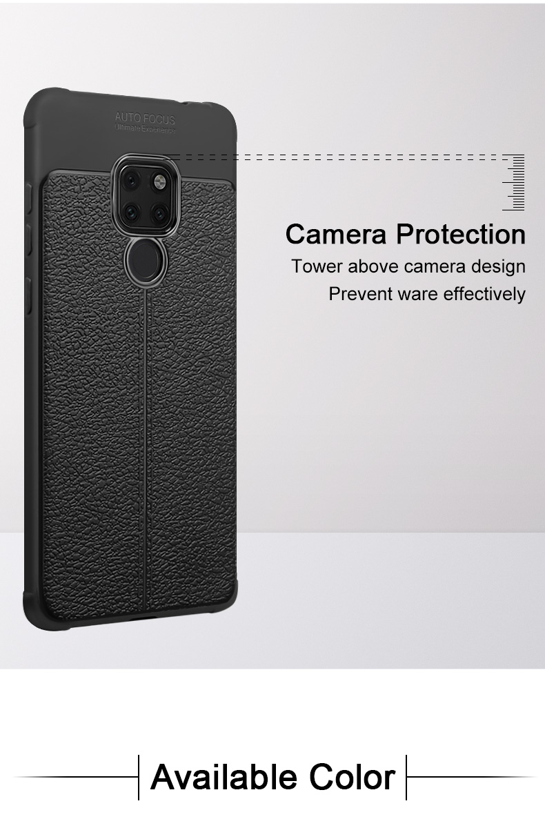 IMAK Vega Series Airbag Case TPU Mobiltelefon Shell Für Huawei Mate 20 - Schwarz