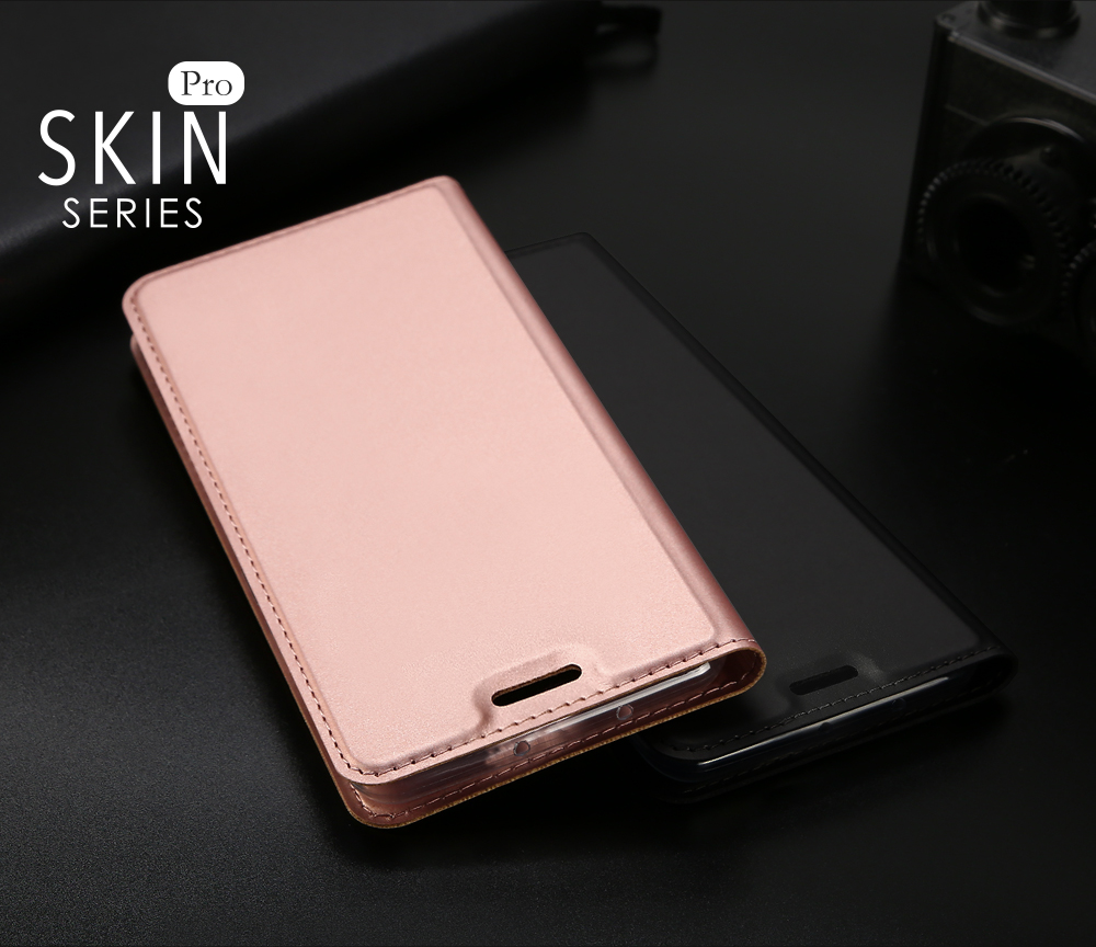 Dux Ducis Skin Pro Series PU Peth Flip Cover Design Coperchio Per Più Disegno Per Huawei P30 Pro - Nero