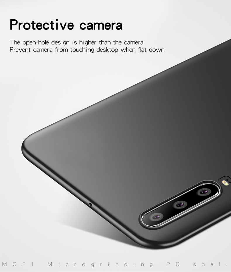 MOFI Shield Case de Protection PC Givrée Ultra-mince Pour Huawei P30 - le Noir