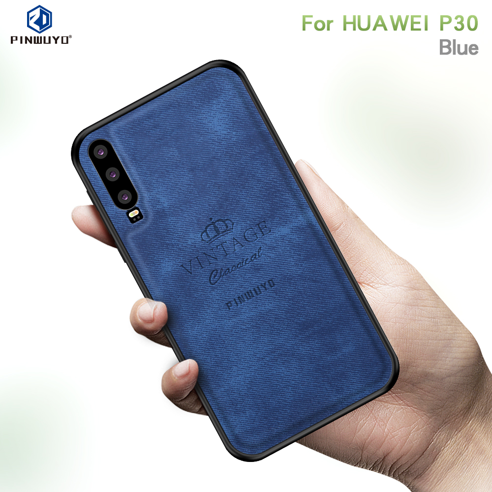 Pinwuyo Honorable Series PC + TPU + Ceth Combo Shock Per Huawei P30 - Grigio