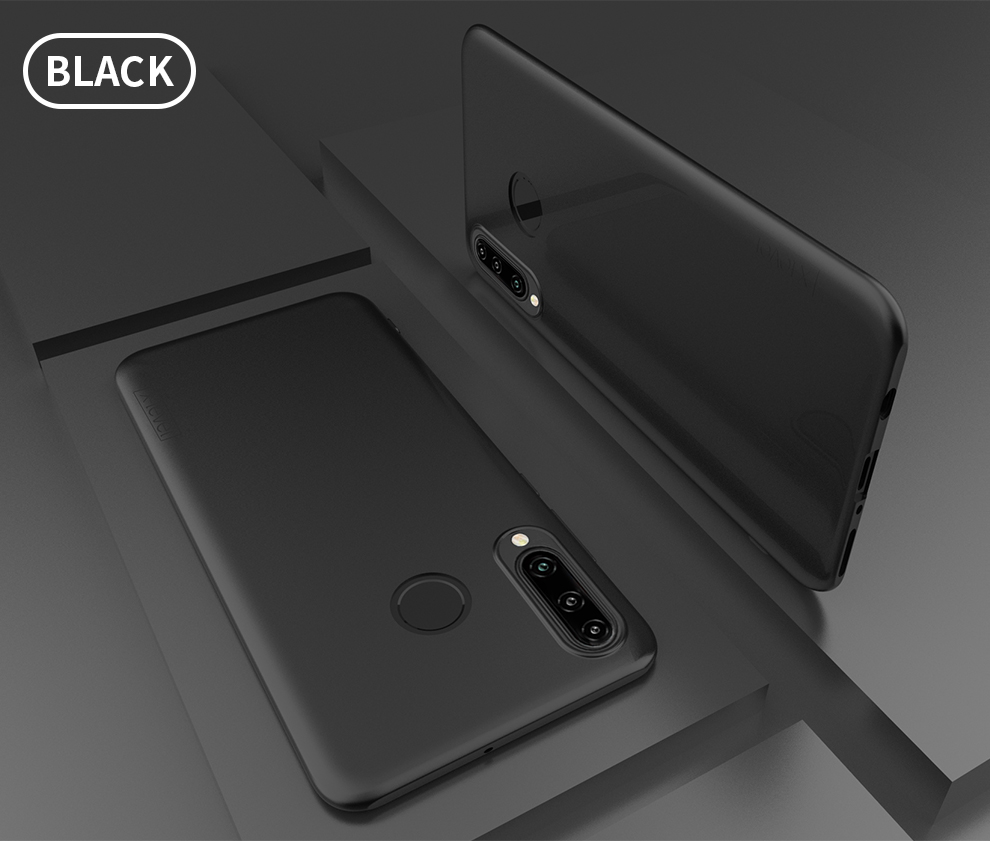 X-le Nível Guardian Série Ultra-fosada TPU TPU Capa Para Huawei P30 Lite/nova 4e - Preto