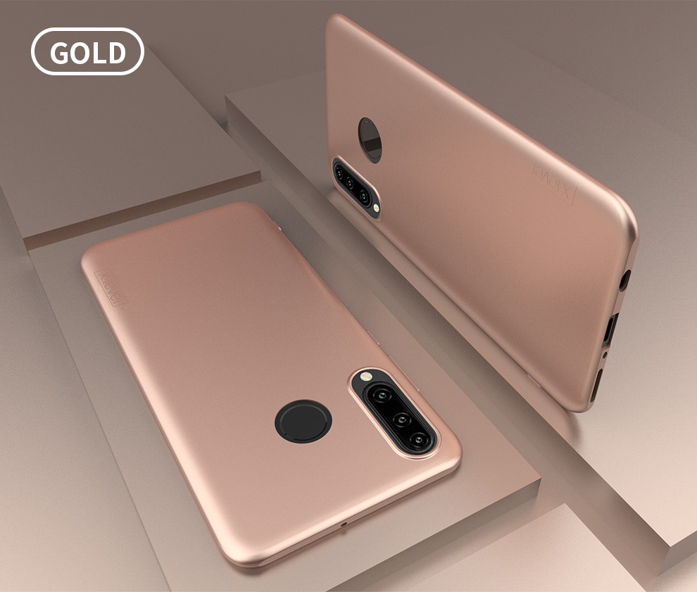 Serie di Guardian a Livello x Copertina Telefonica TPU Glassata Ultra-sottile Per Huawei P30 Lite/nova 4e - Nero