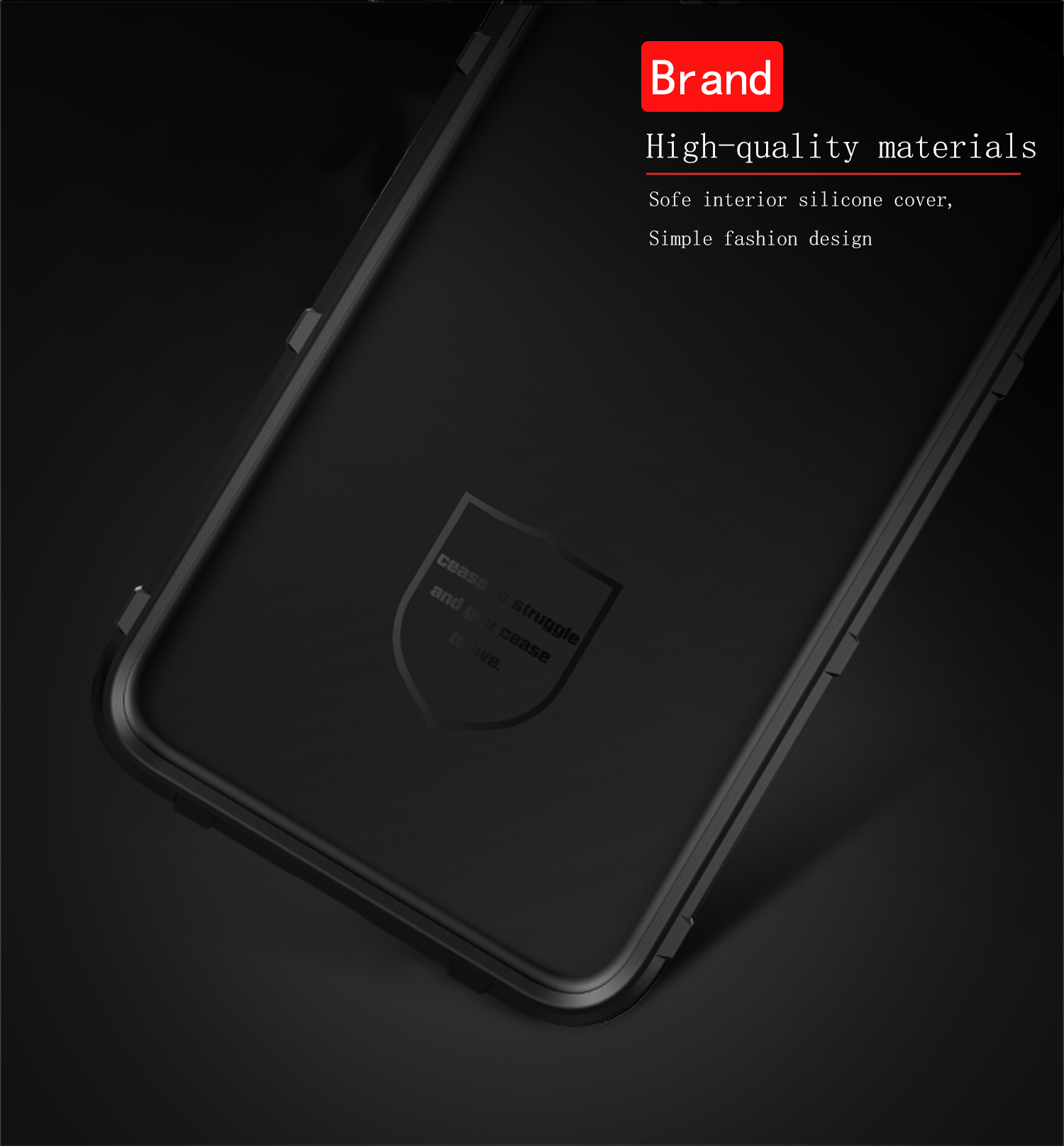 Riduccia Textura Quadrata Della Griglia Quadrata Anti-shock TPU Telefono Per Huawei Honor 20 / Onore Anni '20 - Nero