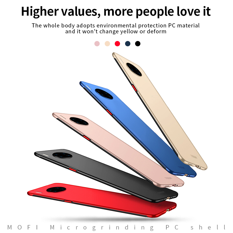 Mofi Shield Slim Frosted Hard Пластиковый Корпус Для Huawei Mate 30 Pro Pro - Черный