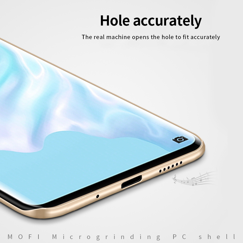 Mofi -schild Schlanker Gefrosteter Hartplastikgehäuse Für Huawei Mate 30 Pro - Schwarz