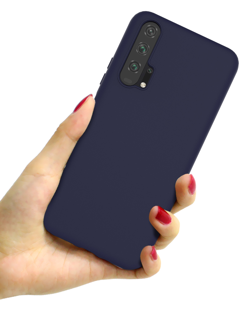 IMAK UC-1 Série Gresting TPU Case de Pelóvolo de Proteção Para Huawei Honor 20 Pro - Azul