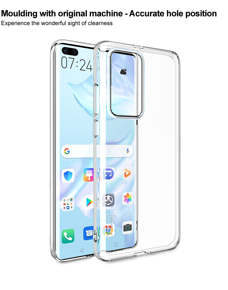 IMAK Ux-5-serie Transparent TPU Soft Phone Case Cover Für Huawei P40 Pro