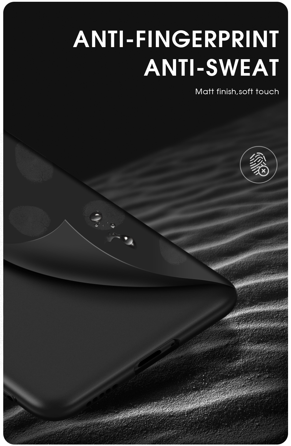 Couverture de Protection du Boîtier de Téléphone TPU Matte de Niveau x Couverture de Protection Pour Huawei P40 - le Noir