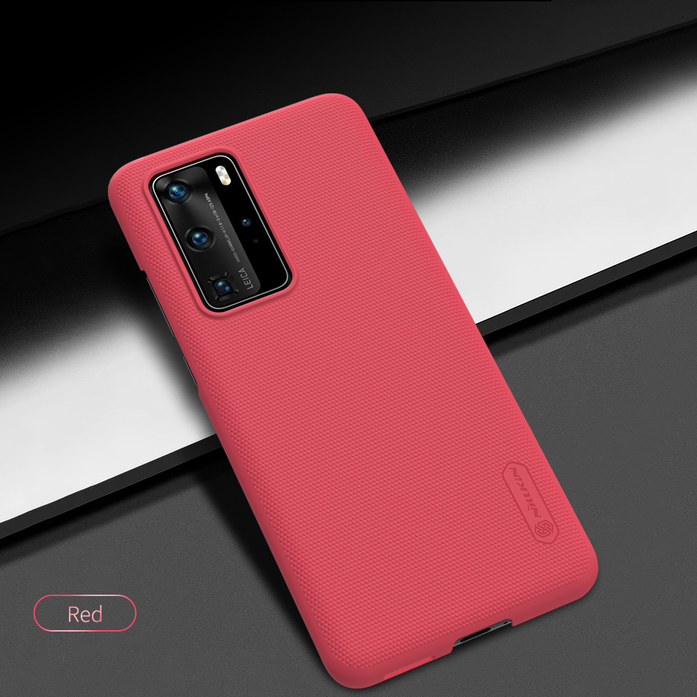 Nillkin Super Frosted Shield Hard Plastic Case Pour Huawei P40 Pro - le Noir