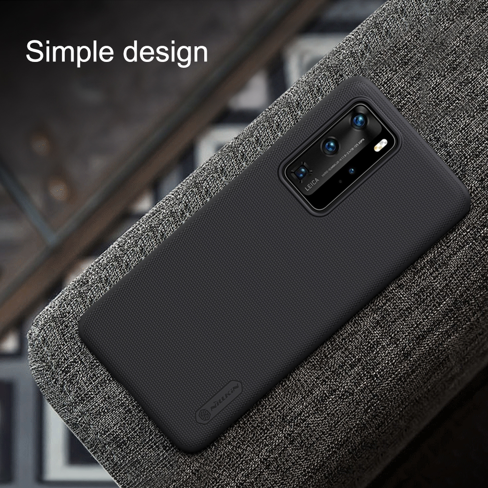 Nillkin Super Frosted Shield Case de Plástico Duro Para Huawei P40 Pro - Negro