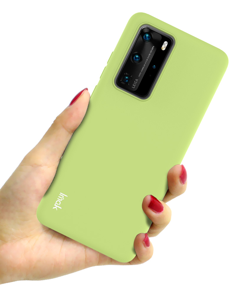 IMAK UC-1 Série Matte TPU Soft Mobile Tele Shell Para Huawei P40 Pro - Verde