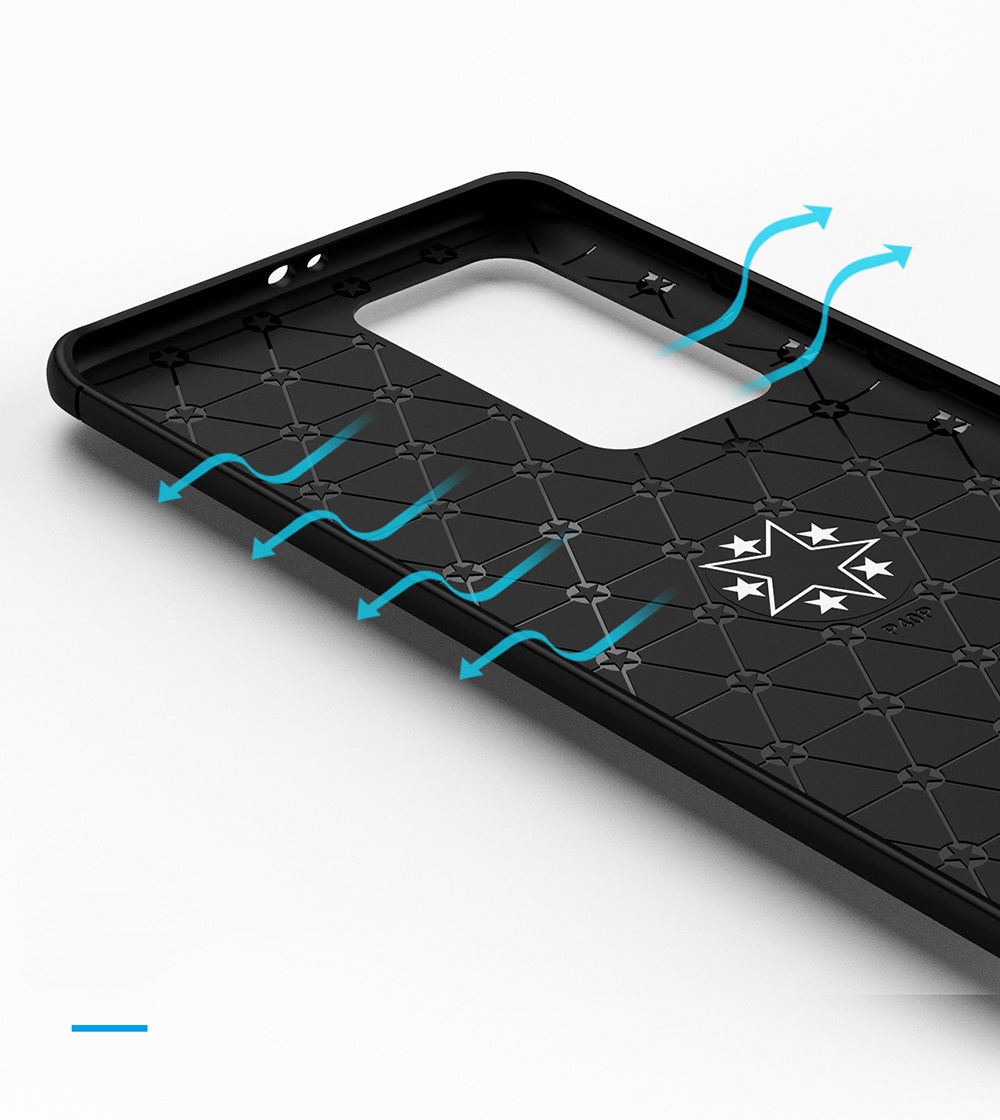 Case de Teléfono TPU de Kickstand TPU [hoja de Metal Incorporada] Para Huawei P40 Pro Plus - Negro