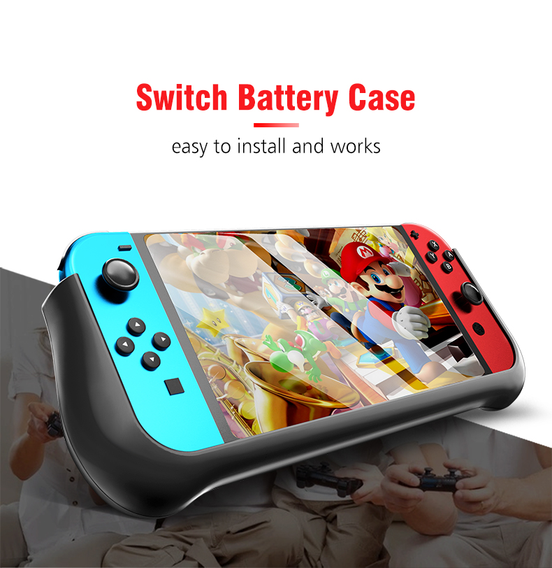 XDL-NS01 Case de Cargador de Batería de 10000 Mah Con Kickstand Para Nintendo Switch