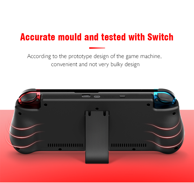 XDL-NS01 Case de Cargador de Batería de 10000 Mah Con Kickstand Para Nintendo Switch