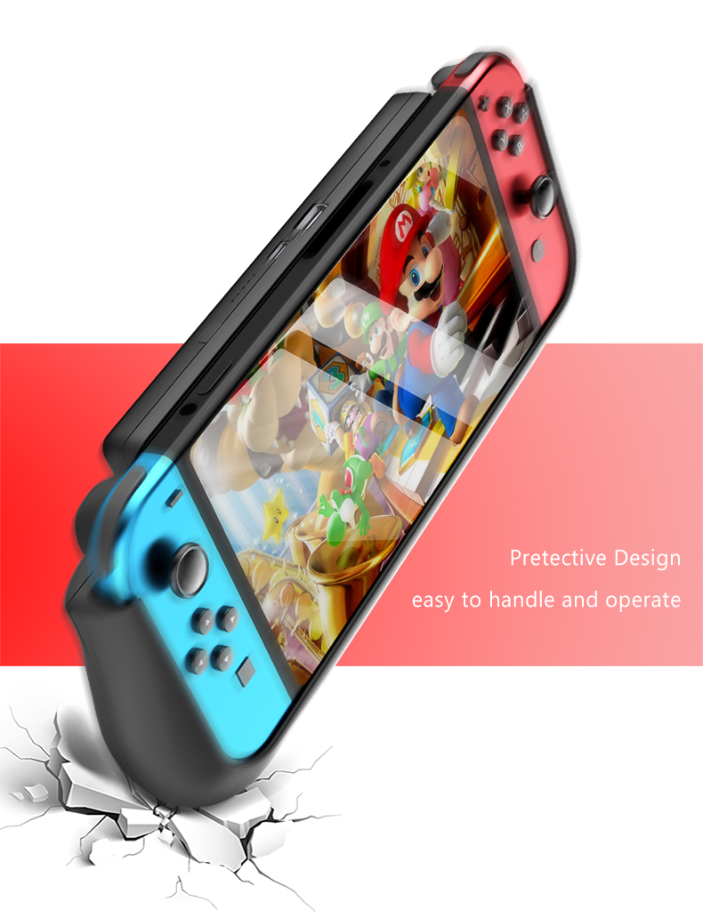 XDL-NS01 Case de Cargador de Batería de 10000 Mah Con Kickstand Para Nintendo Switch