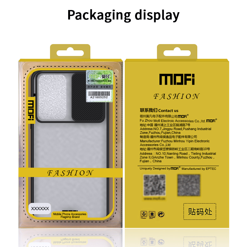 MOFI Xindun Series PC+TPU Affronta Shock Con Copertina di Scudo di Scorrimento Protettivo Per Lenti Per Huawei P40 Pro - Verde