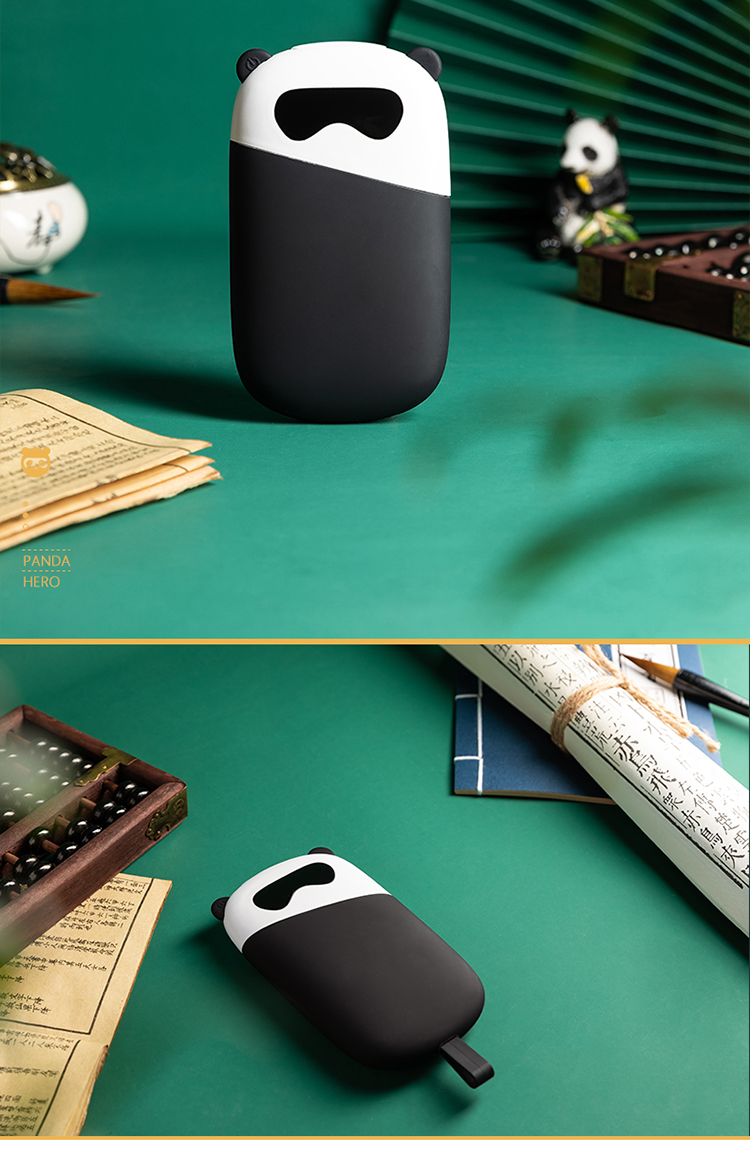 Shop Panda Shape Portable USB Rechargable Hand Warmer Power Bank